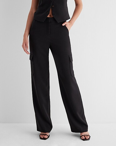 Super High Waisted Cargo Trouser Pant | Express