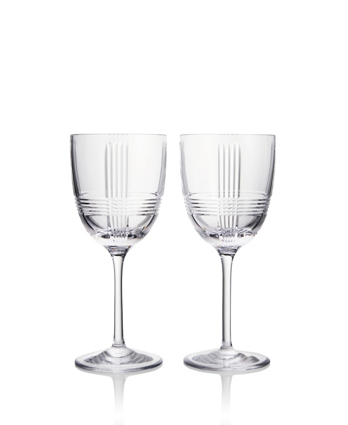 Marquis by Waterford Vector White Wine Glasses, Set of 2 - Clear | Macy's