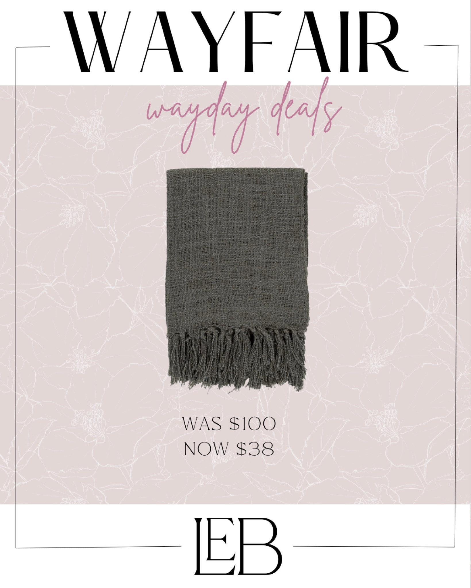 Last day of wayday deals! Get this throw blanket for over $60 off!

Wayfair, wayday, deals, sale, home 

#LTKhome #LTKsalealert #LTKFind