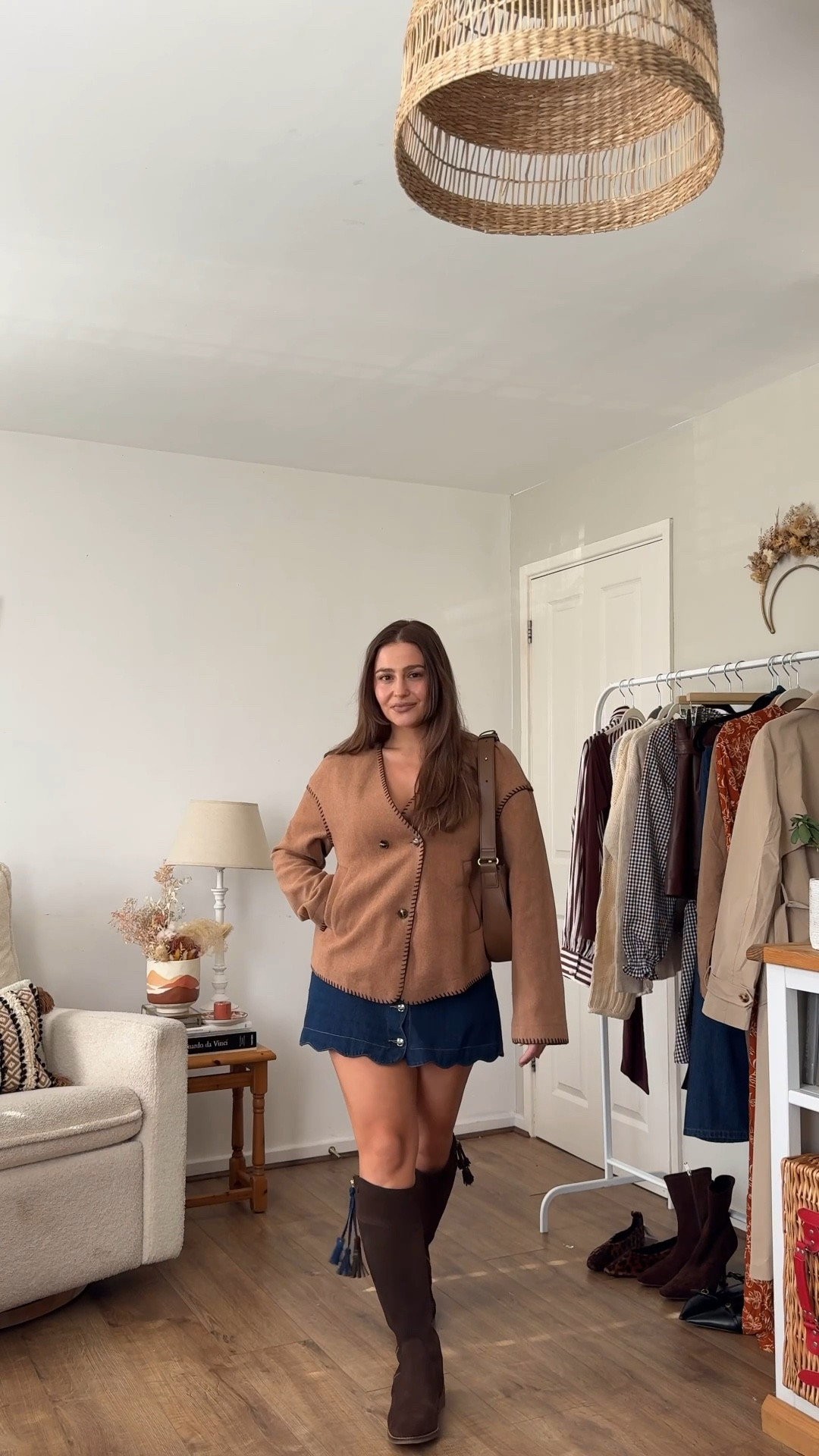 NEW IN Autumn additions 
I’ve already worn the denim skirt so much, it’s so versatile! I wear everything in a size medium. If you’re in between sizes, I would size up. 

#LTKmidsize #LTKuk #LTKautumn