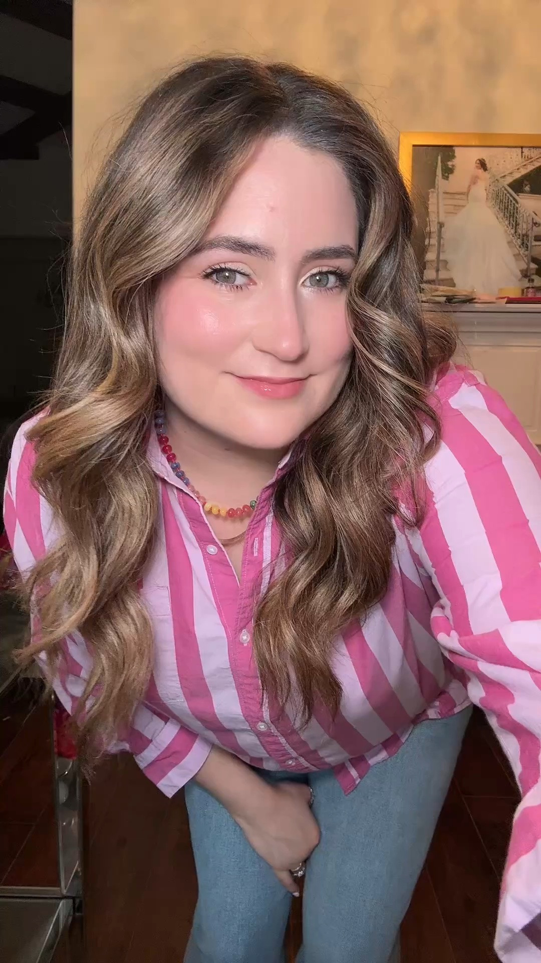 I’ve been such an outfit repeater with this top I got from @Old Navy 💕 #buttondownshirt #teacheroutfit #midsizefashion #colorfulstyle #whatiwore easy outfit Inspo, Colorful fashion, pink, old navy, affordable outfit inspo

#LTKgrwm #LTKdayinmylife #LTKootd