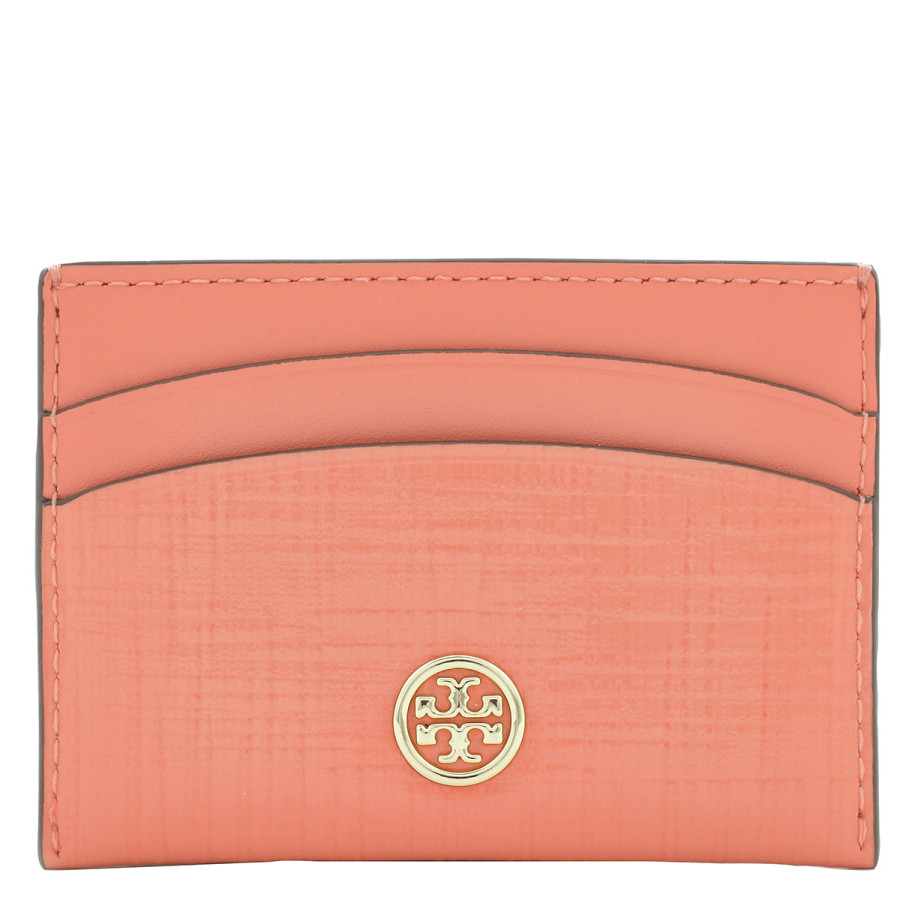 Tory Burch Crosshatched Robinson Leather Card Case | Jomashop.com & JomaDeals.com