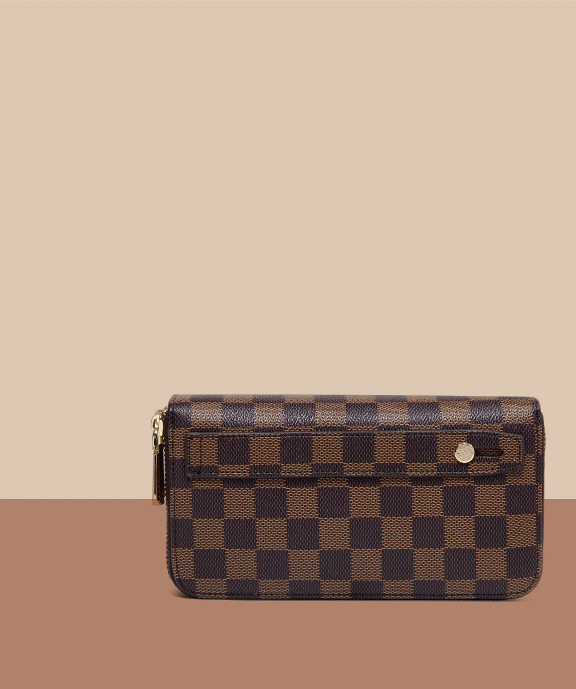 Dual Zipper Wallet with Hand Strap | RFID Blocking protection | Daisy Rose