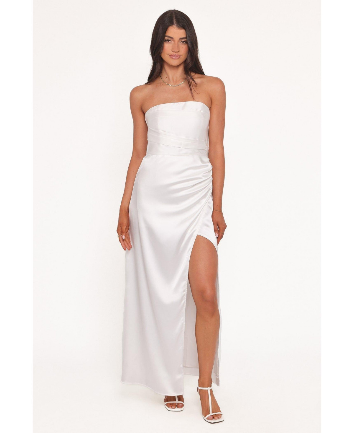 Petal and Pup Women's Kara Strapless Maxi Dress - White | Macy's