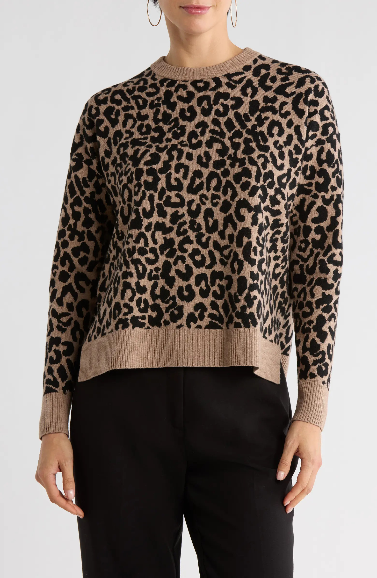 Patterned Crewneck Sweater | Nordstrom Rack