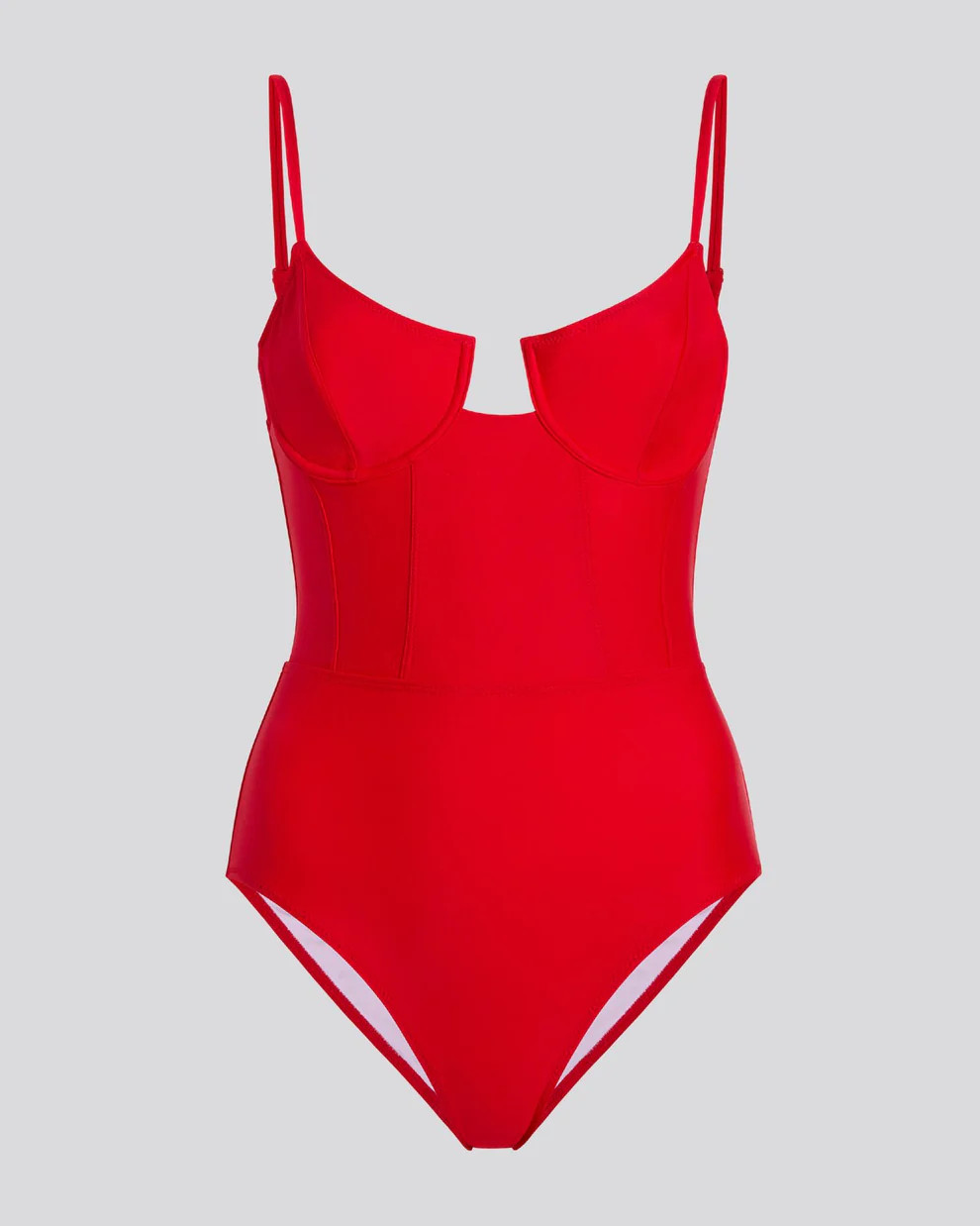 The Veronica One Piece in Ruby | Solid & Striped