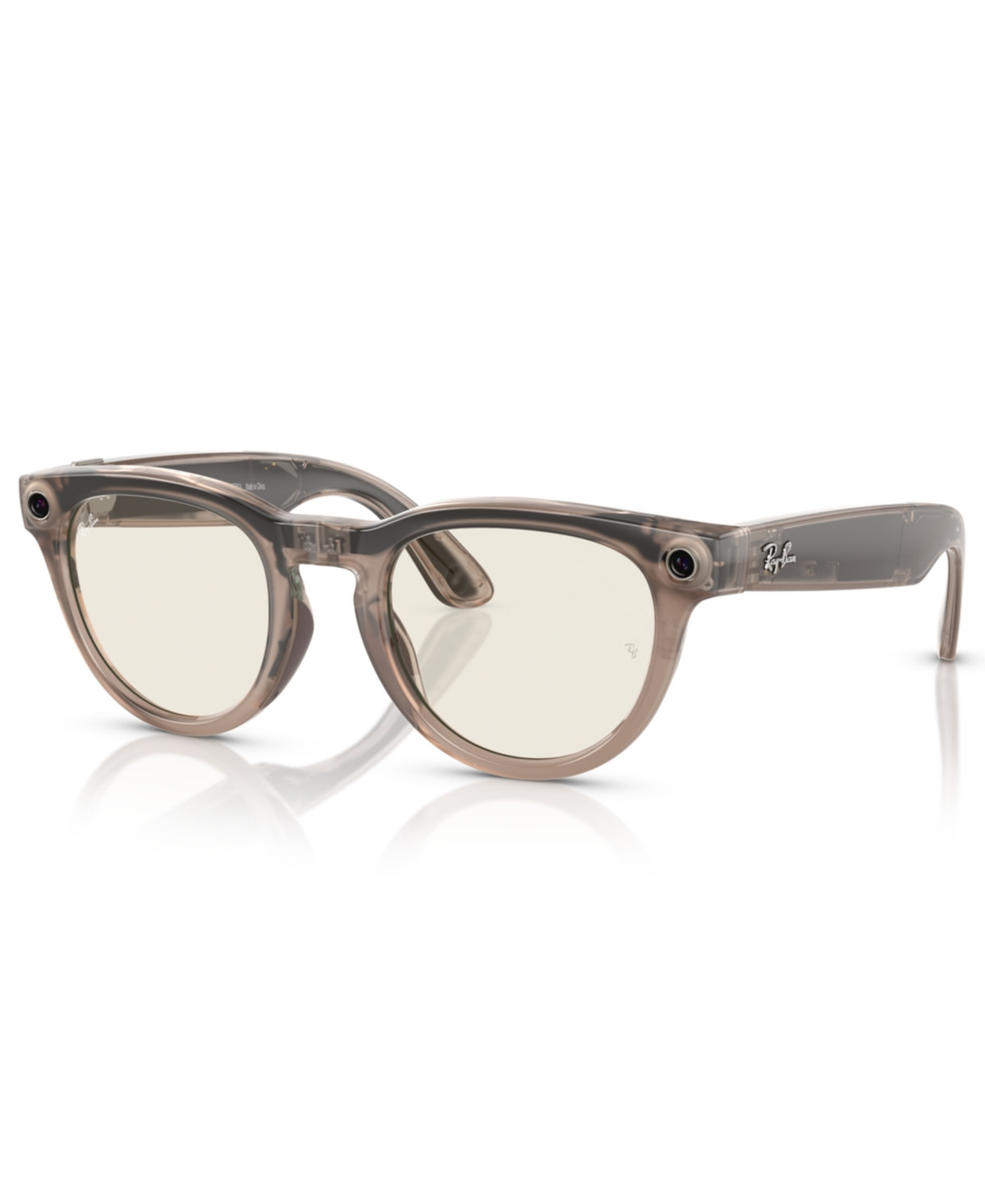 Ray-Ban Meta Headliner, Low Bridge Fit Unisex Photocromic Ai Sunglasses, RW4009F - Warm Stone | Macy's