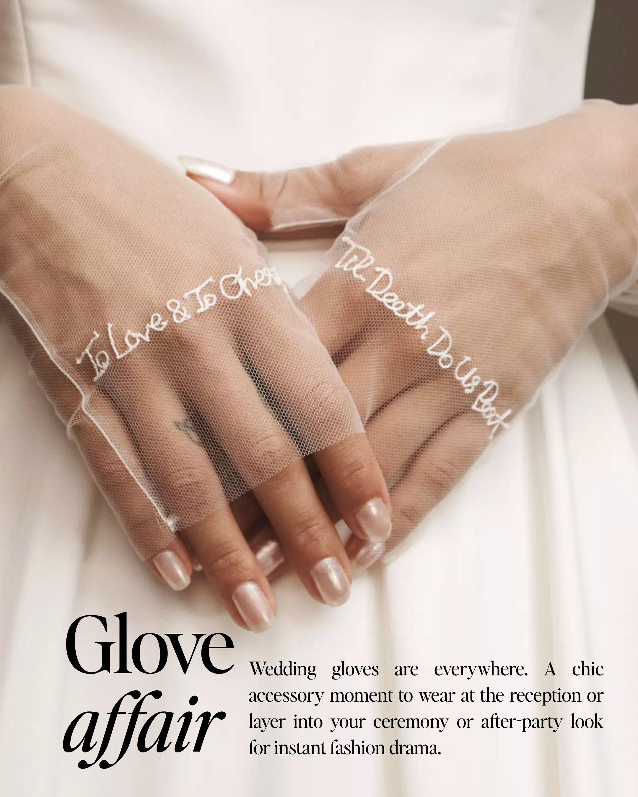 Bridal 2026 trend: wedding gloves 🤍 Showing up everywhere in modern wedding style and Anthropology-inspired bridal trends. Style for rehearsal dinner outfits, engagement photos, or wedding receptions. 

 #LTKWedding