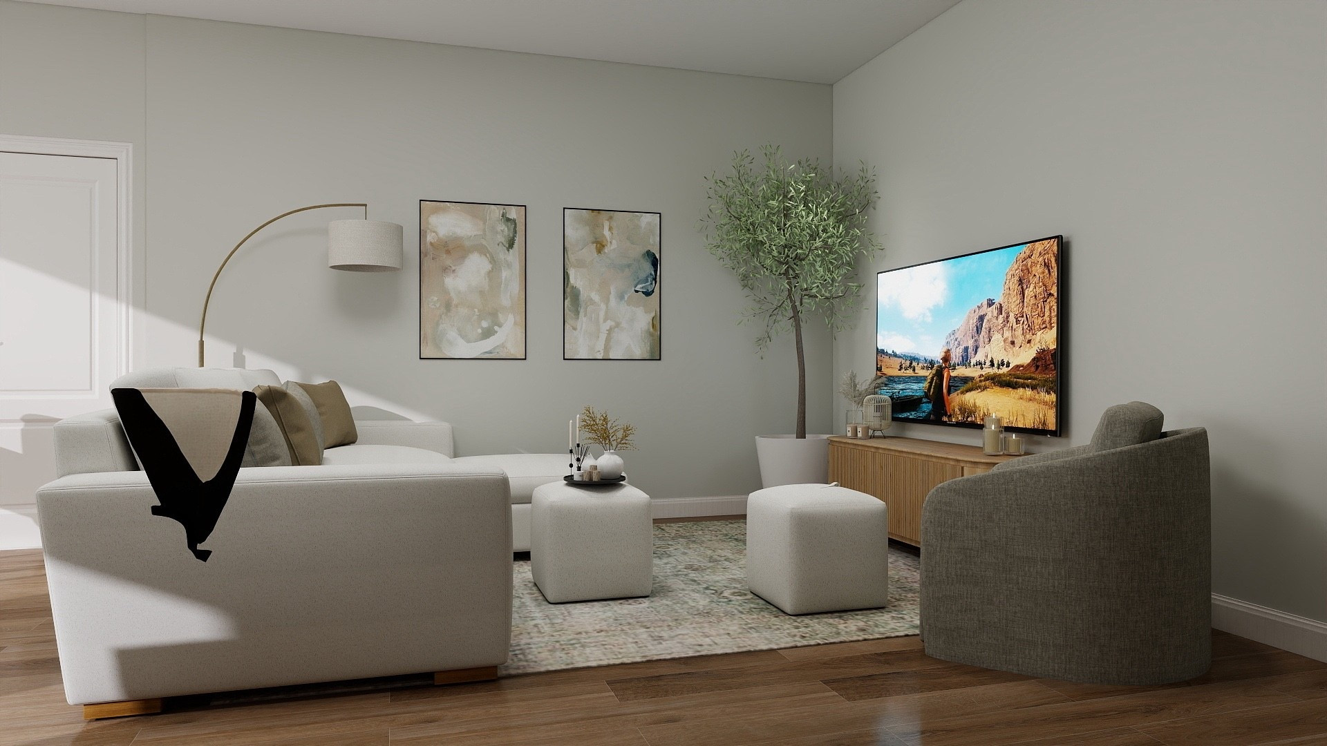 Living Room for Cerny Residence 