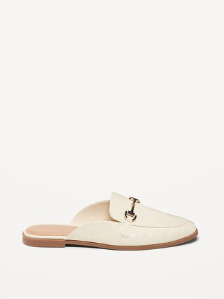 Faux-Leather Loafer Mule Shoes | Old Navy (US)