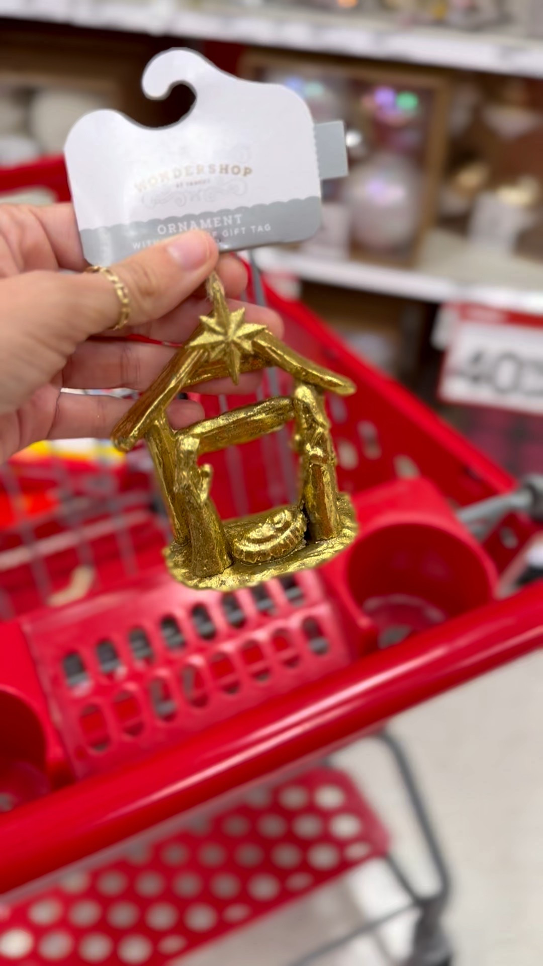 nativity ornament as a gift topper 

#LTKHoliday #LTKGiftGuide