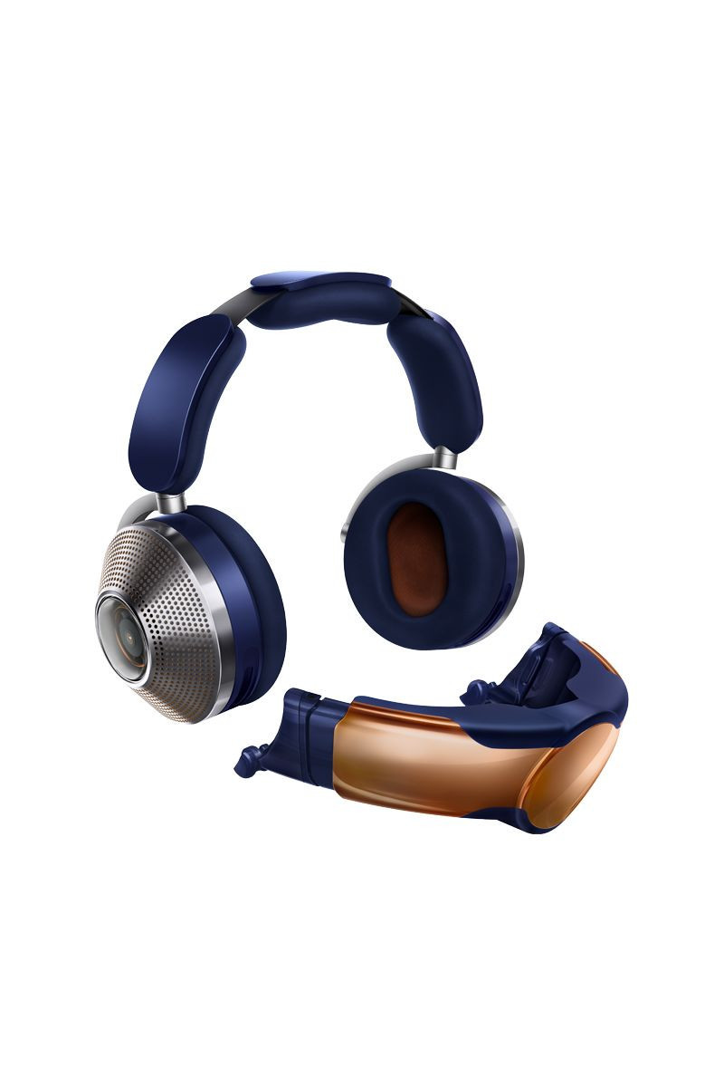 Dyson Zone Absolute+ noise-cancelling headphones (Prussian Blue/Bright Copper)​ | Dyson (US)