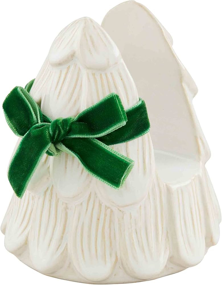 Mud Pie White Christmas Sponge Holder; 3 3/4" x 3" | Amazon (US)