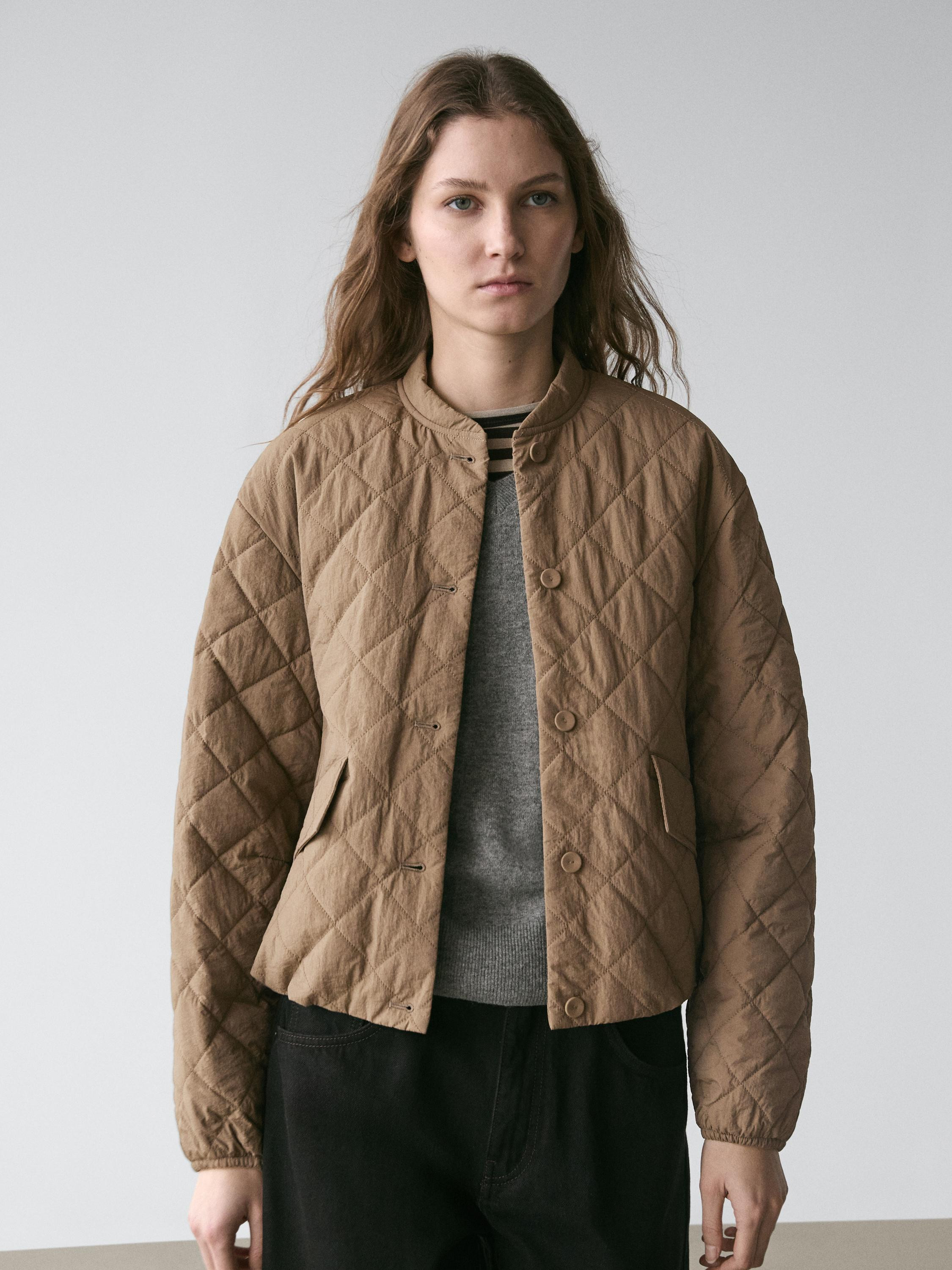 Short lightweight puffer jacket | Massimo Dutti US