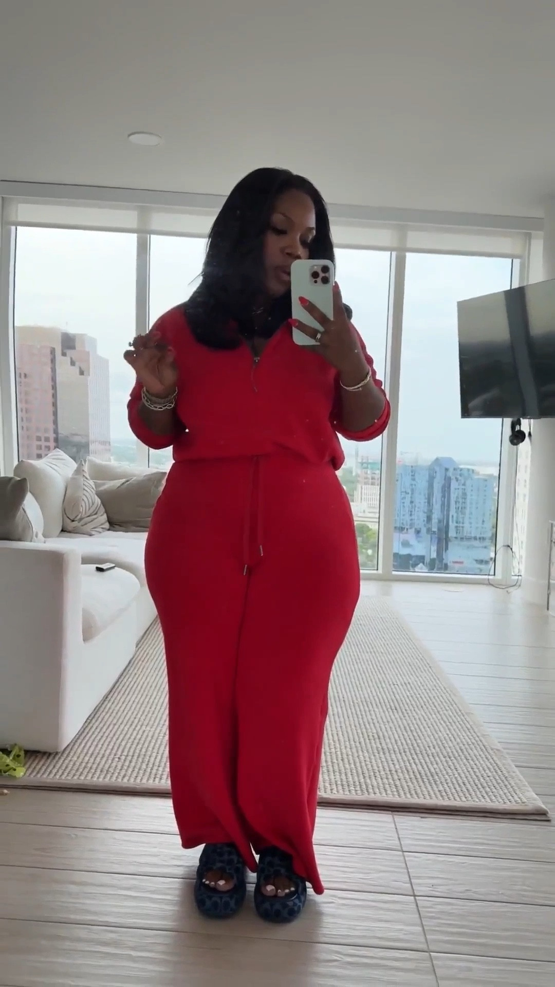 Love this Spanx Air Essentials Set! Especially in this red color. I always get so many compliments on it. 

It’s comfortable, chic, and the fabric is lightweight so you can wear it year round.

Use code EMMYXSPANX for a discount!

Size:
Top: L
Bottoms: XL

Spanx, fall outfits, matching set, athleisure, Emmy Petit

#LTKHoliday #LTKSaleAlert #LTKGiftGuide