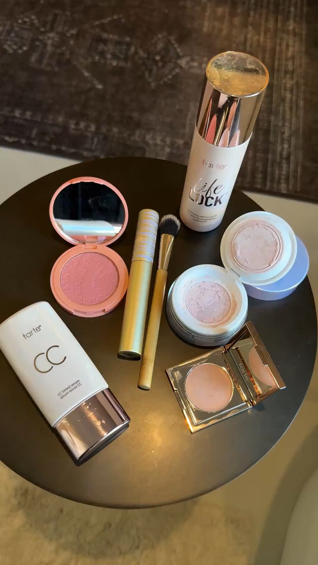 My full makeup routine from @Tarte use “TIA15” for 15% off! I wear shade Medium in the CC Tinted Serum, Light-Med Peach in the undereye corrector, Pink in the setting powder, Captivating in the 12 hour blush 
#tartepartner #ad

#LTKBeauty #LTKgrwm #LTKSaleAlert