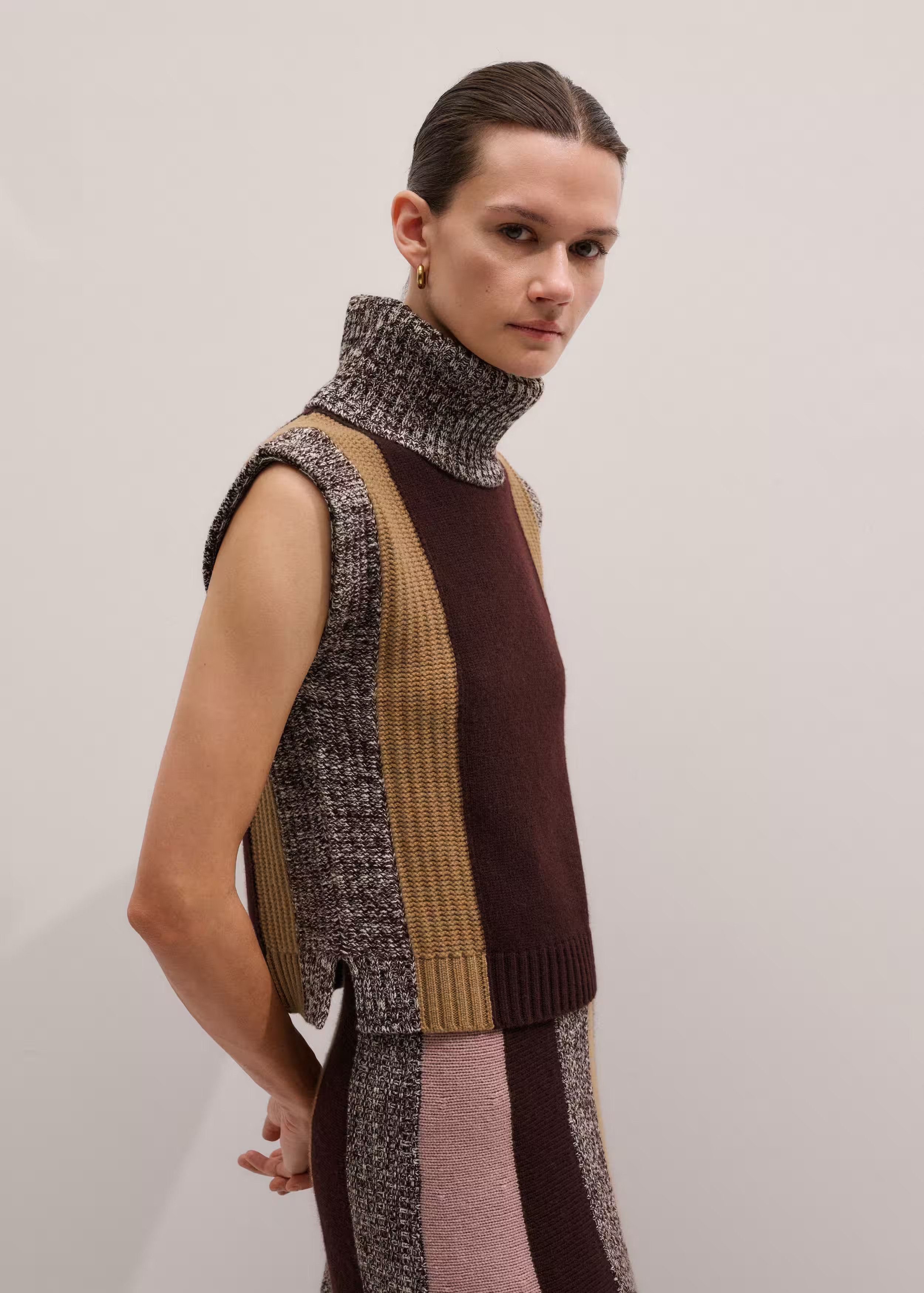 Relaxed Vest + Snood Merino + Cashmere | ME+EM US