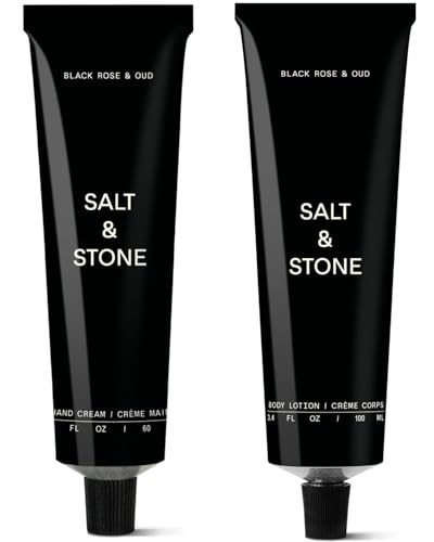Salt & Stone Body Lotion + Hand Cream Bundle | Black Rose & Oud | Amazon (US)