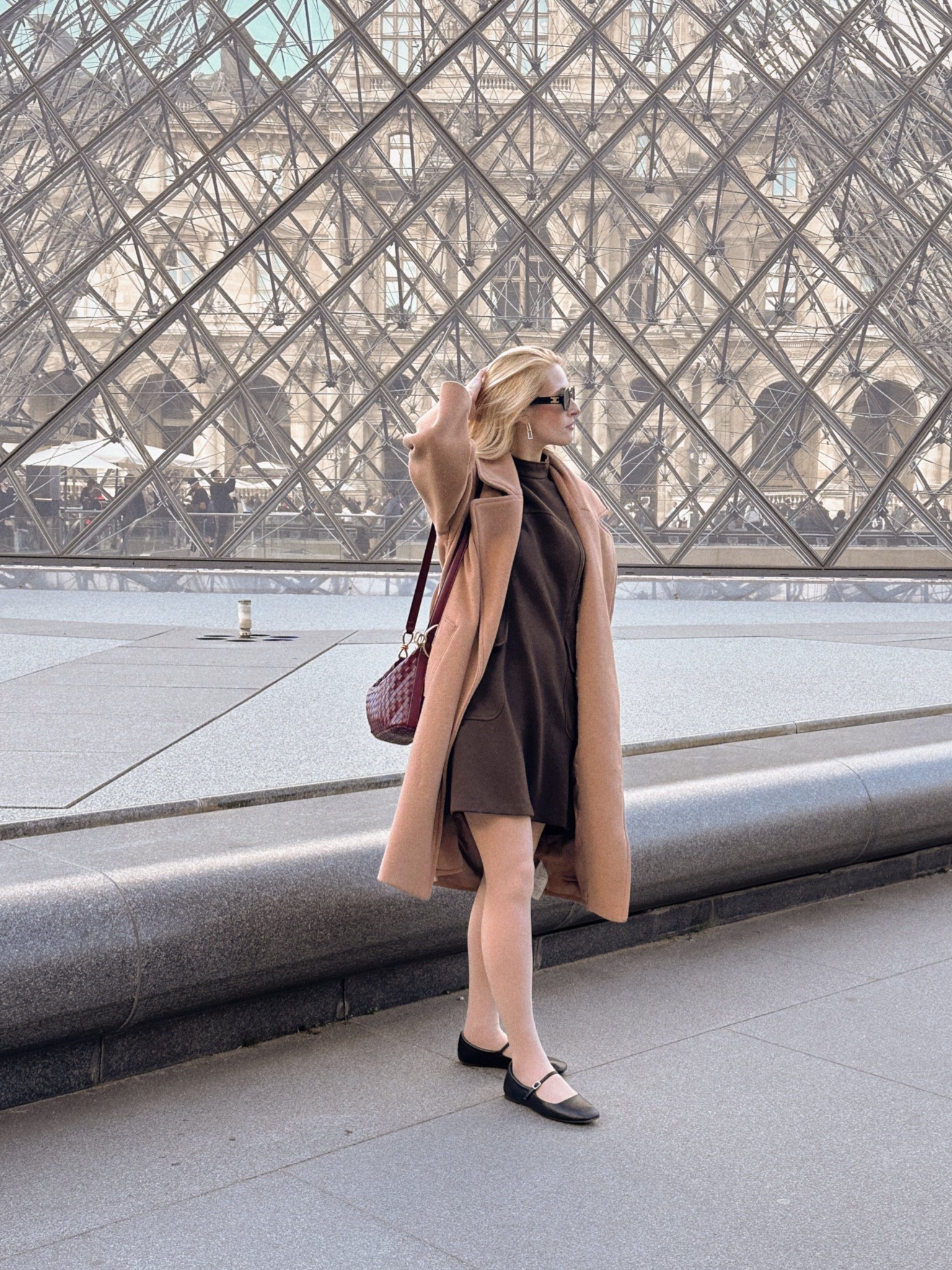 Dress is vintage. Or was my mum’s. Or is also very similar to the dress I linked from Tuckernuck. Also these fleece lined tights saved me on my trip. It was so much cooler than expected. These kept me cozy and warm. 

French girl fall | fleece lined tights | tights | Tuckernuck dress | sunglasses | Celine sunglasses | Mary Jane’s | ballet flats | woven bag | camel coat | tan coat | classic style | fall outfit | Paris outfit | honeymoon outfit 

#LTKWorkwear #LTKStyleTip #LTKTravel