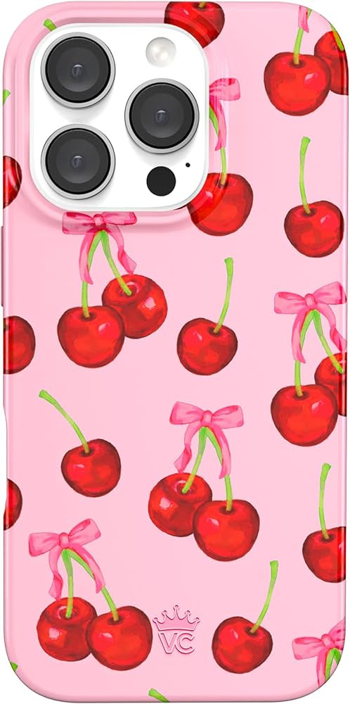 VELVET CAVIAR for iPhone 16 Pro Case Cherry - Compatible with MagSafe [10ft Drop Tested] - Pink B... | Amazon (US)