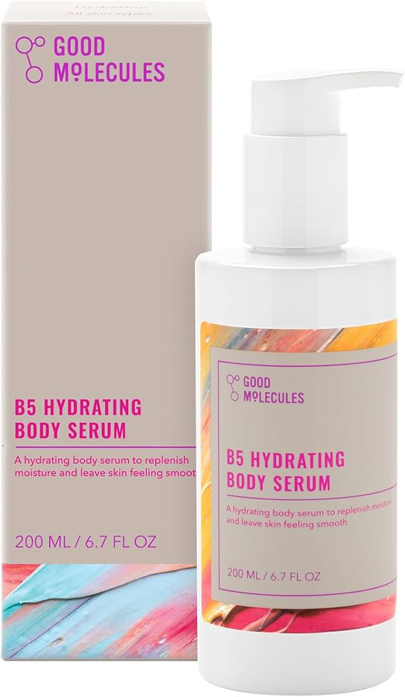 Good Molecules B5 Hydrating Body Serum - Vitamin B5 Ultra Hydrating Serum with Beta Glucan to Ret... | Amazon (US)