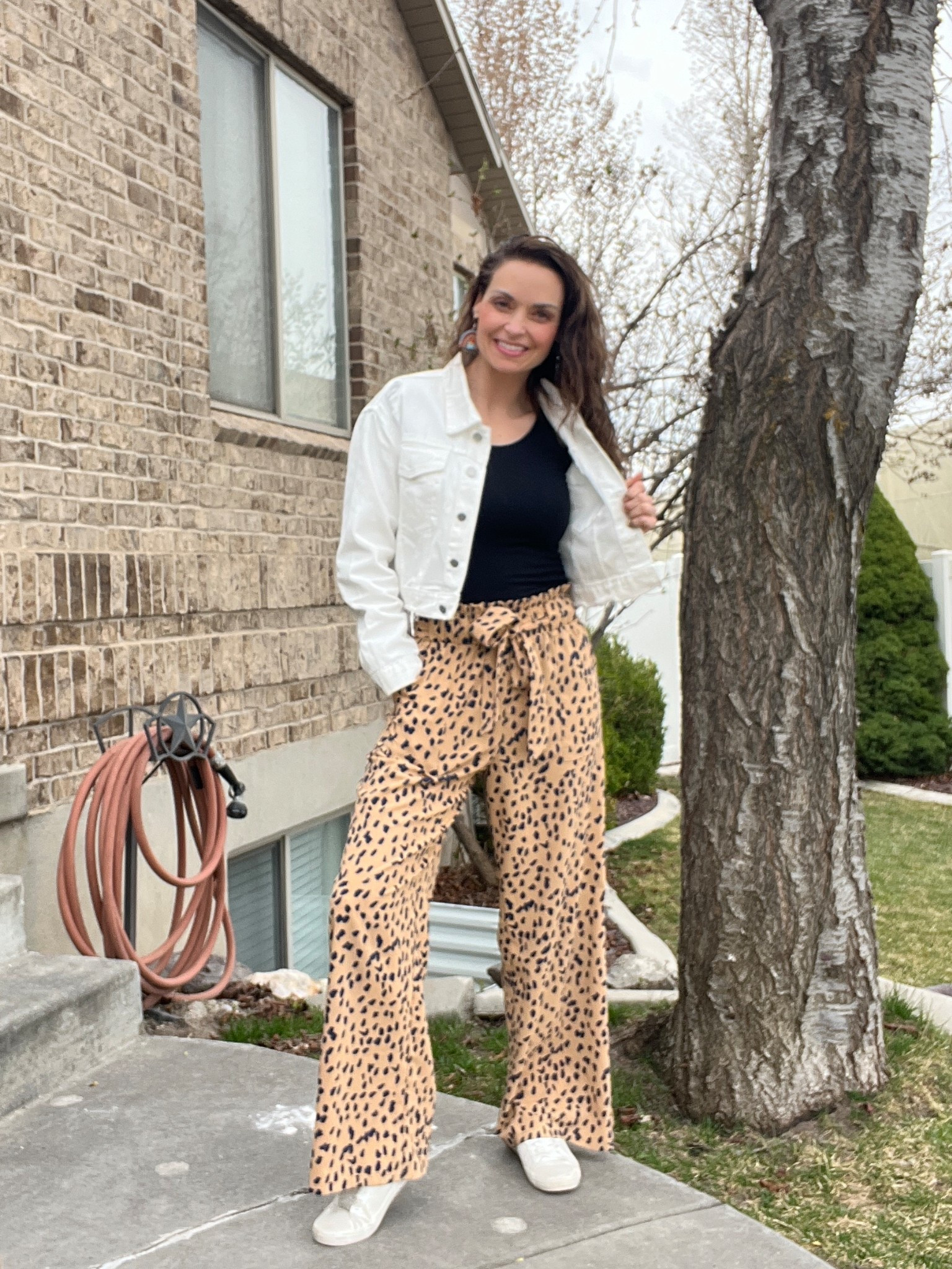 A leopard outfit that I could totally look dressed up, but also professional! Works as a teacher and as a mom!

#LTKFindsUnder50 #LTKStyleTip #LTKOver40