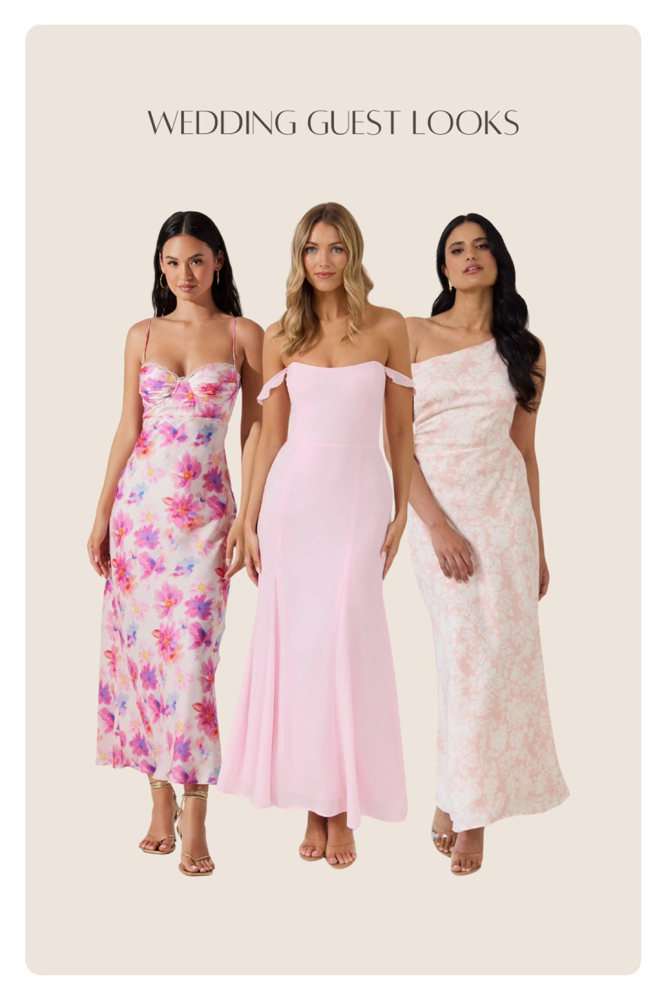 Pretty in pink wedding guest dresses 

#LTKWedding #LTKParties #LTKStyleTip