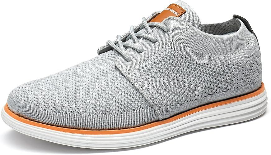 Bruno Marc Men's Mesh Sneakers Oxfords Lace-Up Lightweight Casual Walking Shoes | Amazon (US)