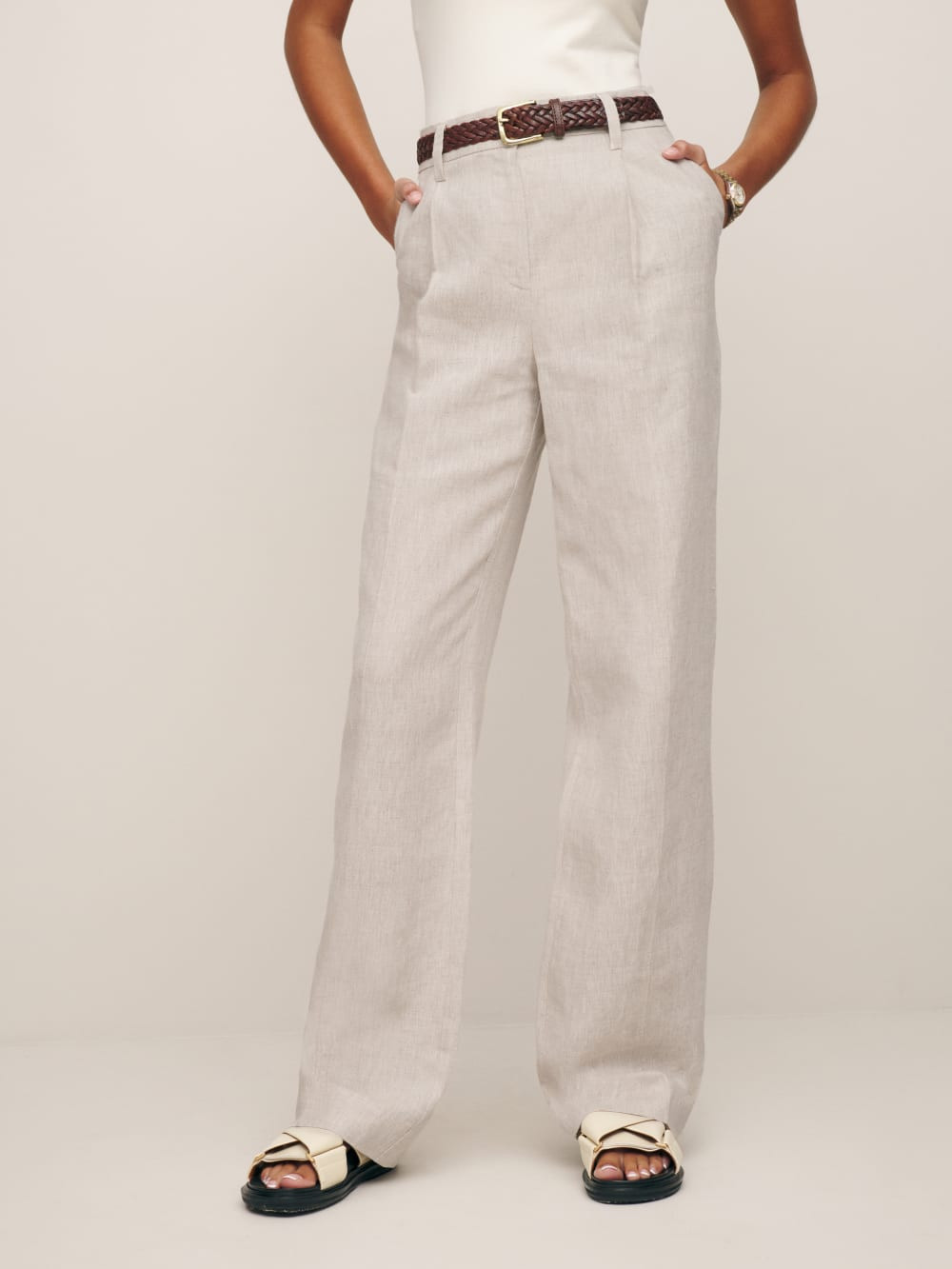 Alex Linen Pant | Reformation (Global)