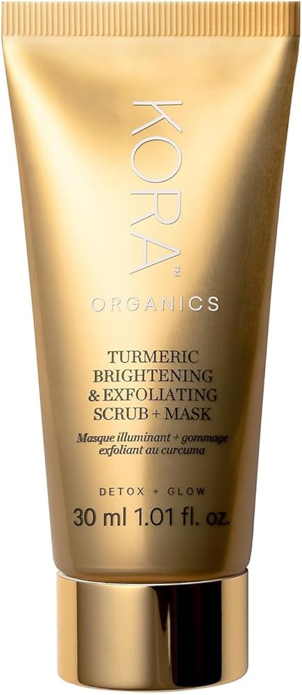 KORA Organics Turmeric Brightening & Exfoliating Mask, Multi-Use Facial Scrub, Polish & Illuminat... | Amazon (US)
