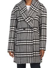 Plaid Shawl Collar Coat | Coats & Jackets | T.J.Maxx | TJ Maxx
