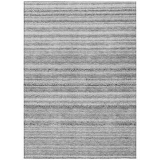 Chantille ACN598 Gray 8 ft. x 10 ft. Machine Washable Indoor/Outdoor Geometric Area Rug | The Home Depot