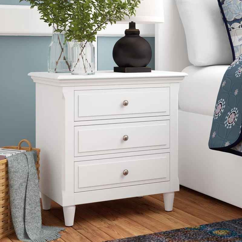 Wickes 3 Drawer Nightstand | Wayfair North America