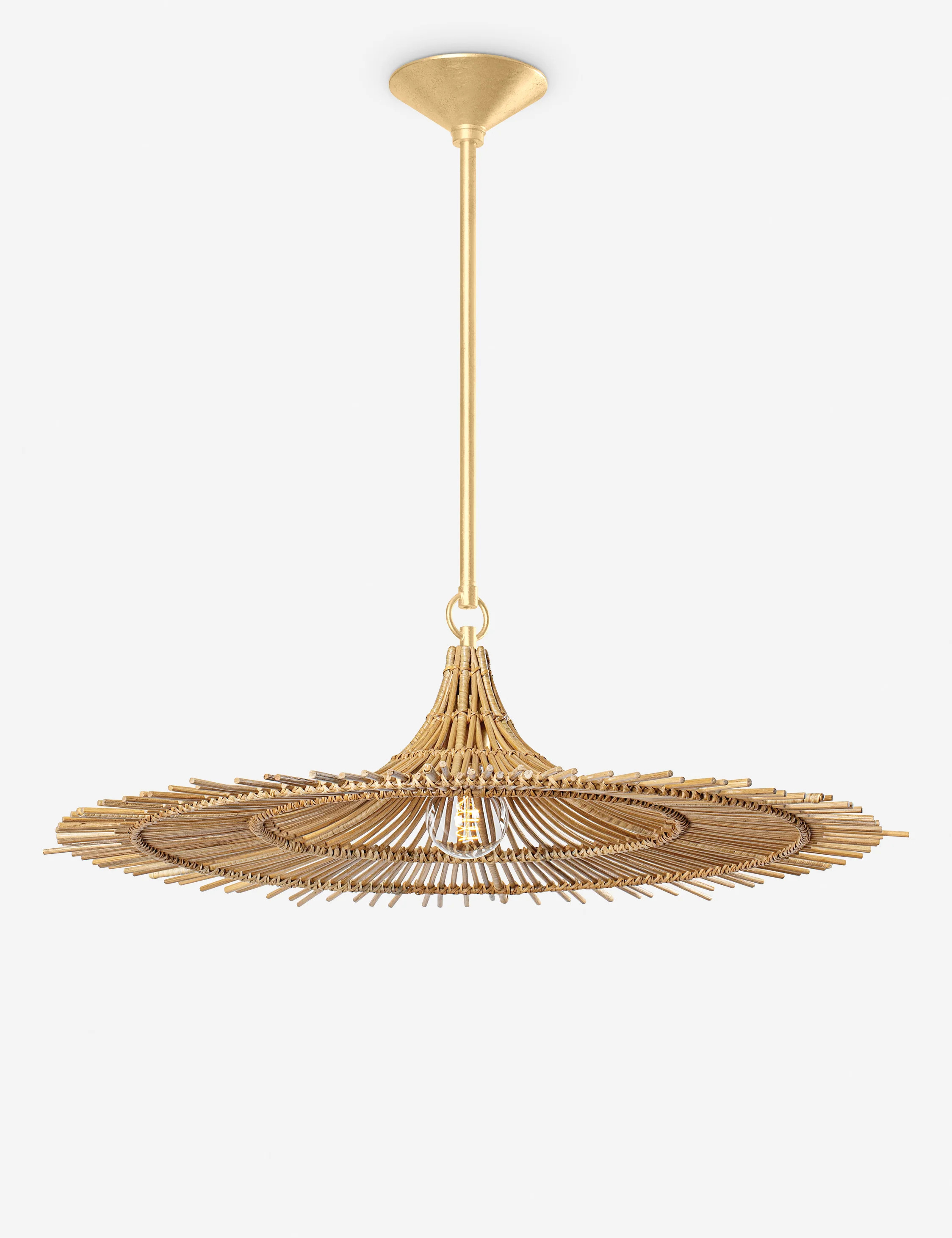 Mareta Pendant, Natural, 31" Dia | Lulu and Georgia 