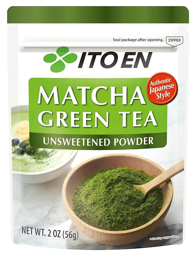Ito En Matcha Green Tea Japanese Matcha Powder, Unsweetened, 2 Ounce | Amazon (US)