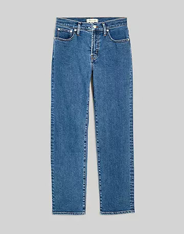 The Perfect Vintage Straight Jean in Bright Indigo Wash: Instacozy Edition | Madewell