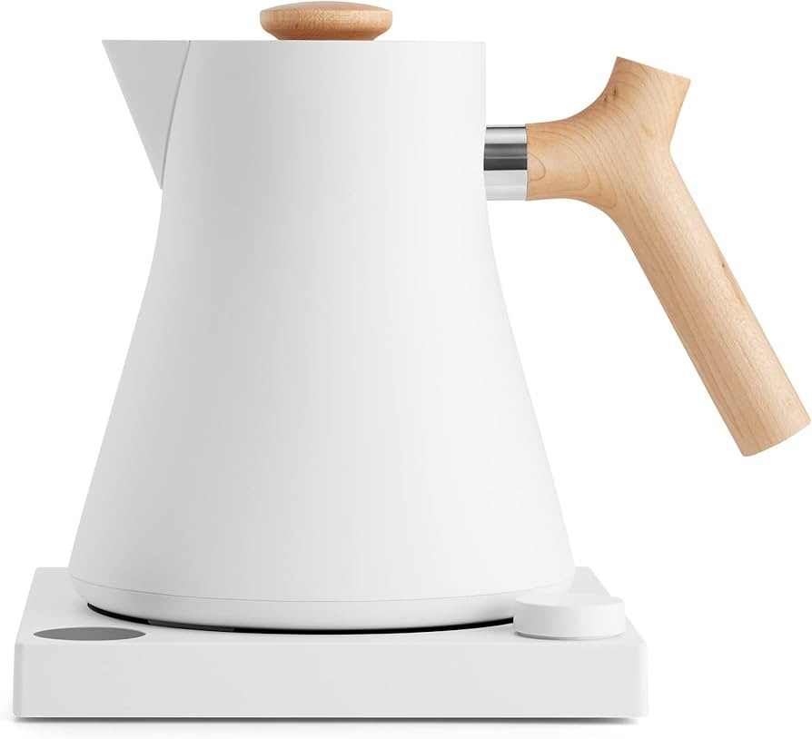 Matte White with Maple Handle + Lid Pull | Amazon (US)