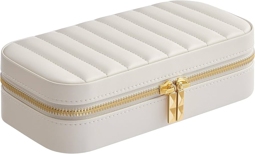 SONGMICS HOME ANAH Kollektion - Schmuckkästchen Reise, Schmuckbox klein, Schmuckaufbewahrung mit... | Amazon (DE)