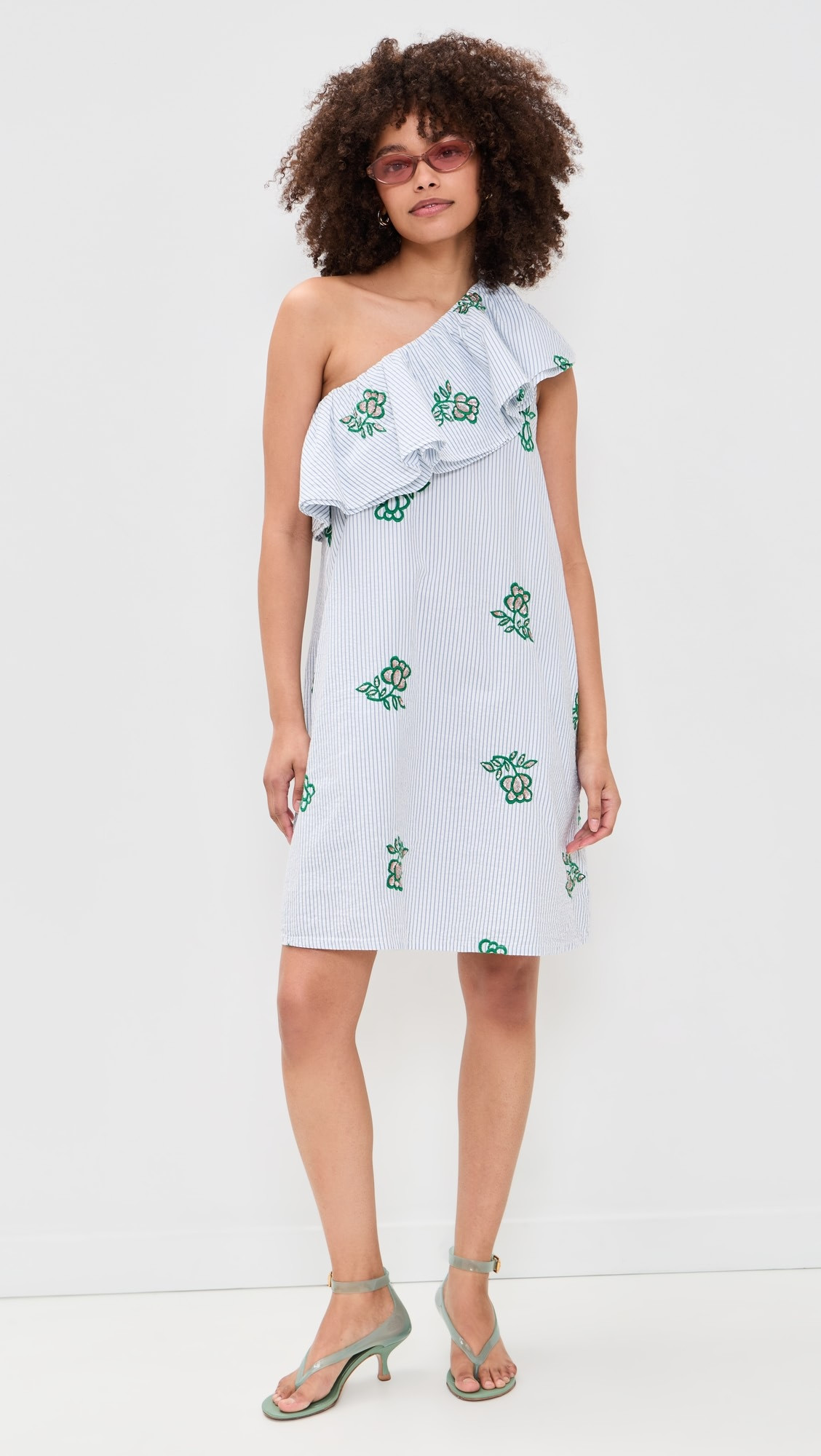 Jusjus Asymmetric Ruffle Dress | Shopbop