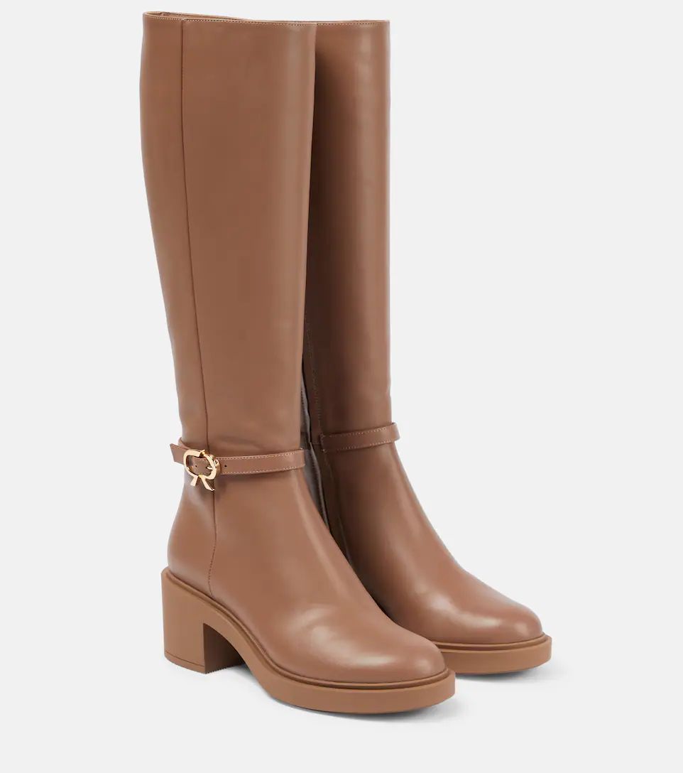 Ribbon Dumont leather knee-high boots | Mytheresa (US/CA)