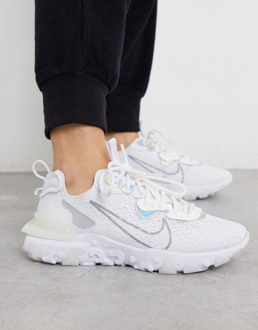 Nike React Vision sneakers in white | ASOS (Global)