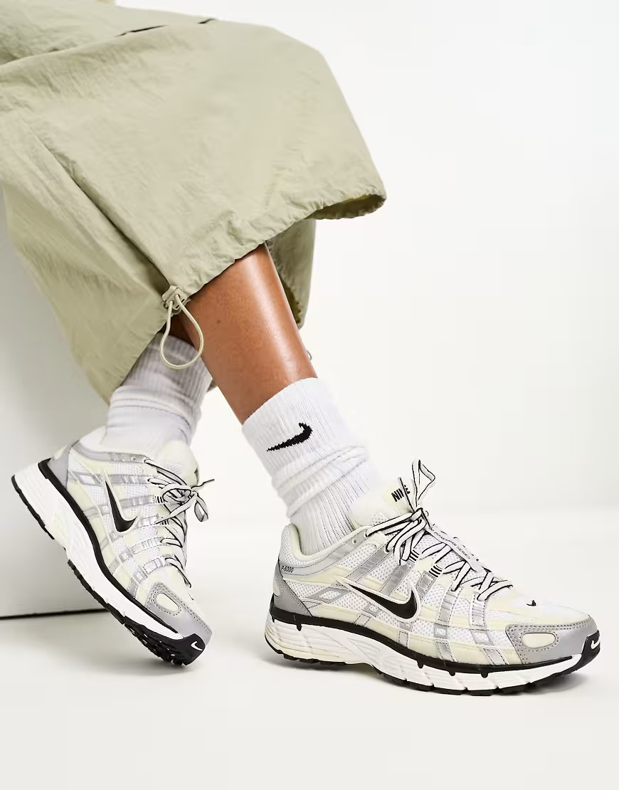 Nike P-6000 sneakers in white and black | ASOS (Global)