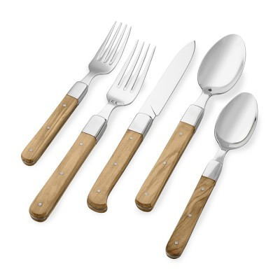 Argent Orfèvres™ Lynden 5-Piece Flatware Set | Williams-Sonoma