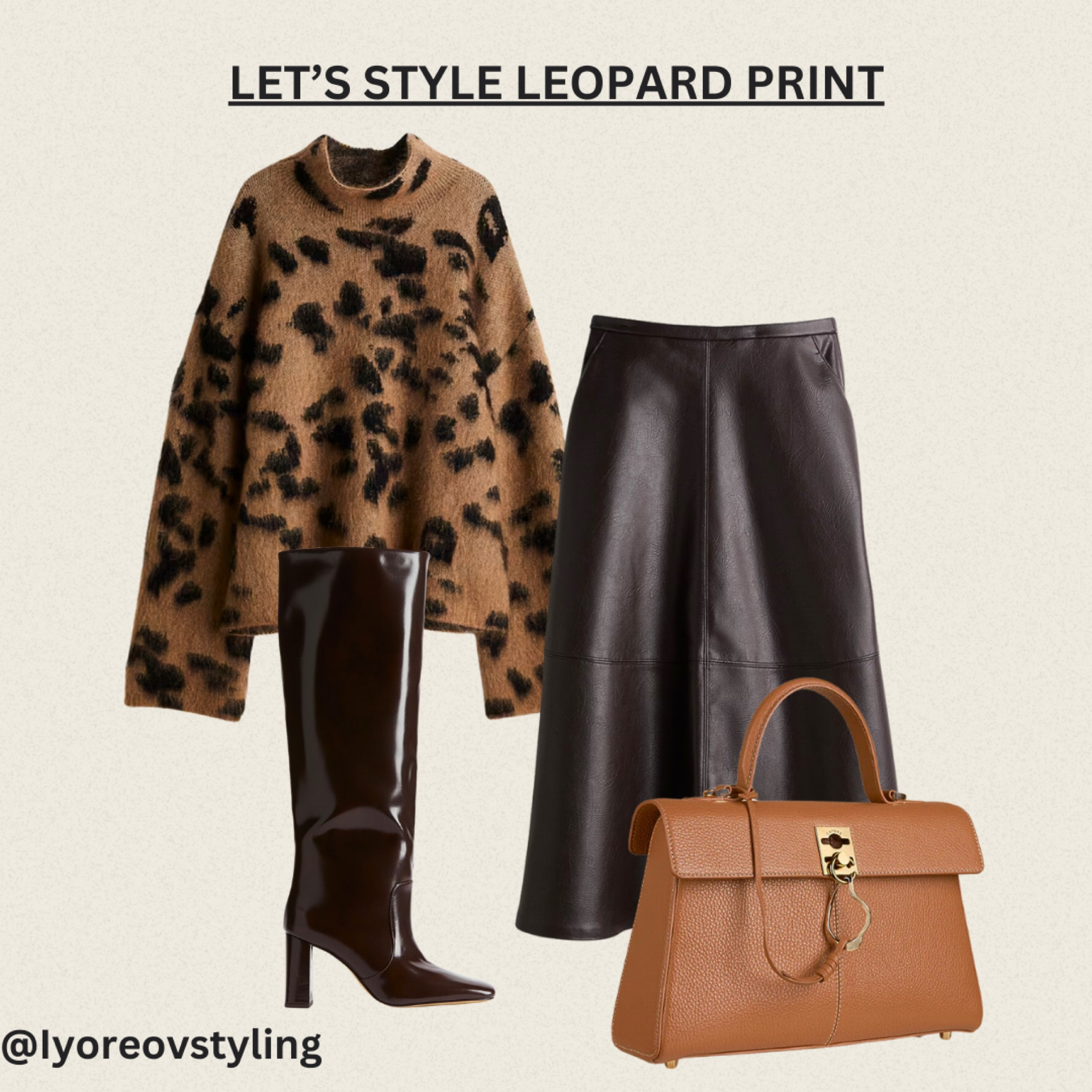 Leopard Sweater 

#sweater #leatherskirt

#LTKworkwear #LTKSeasonal