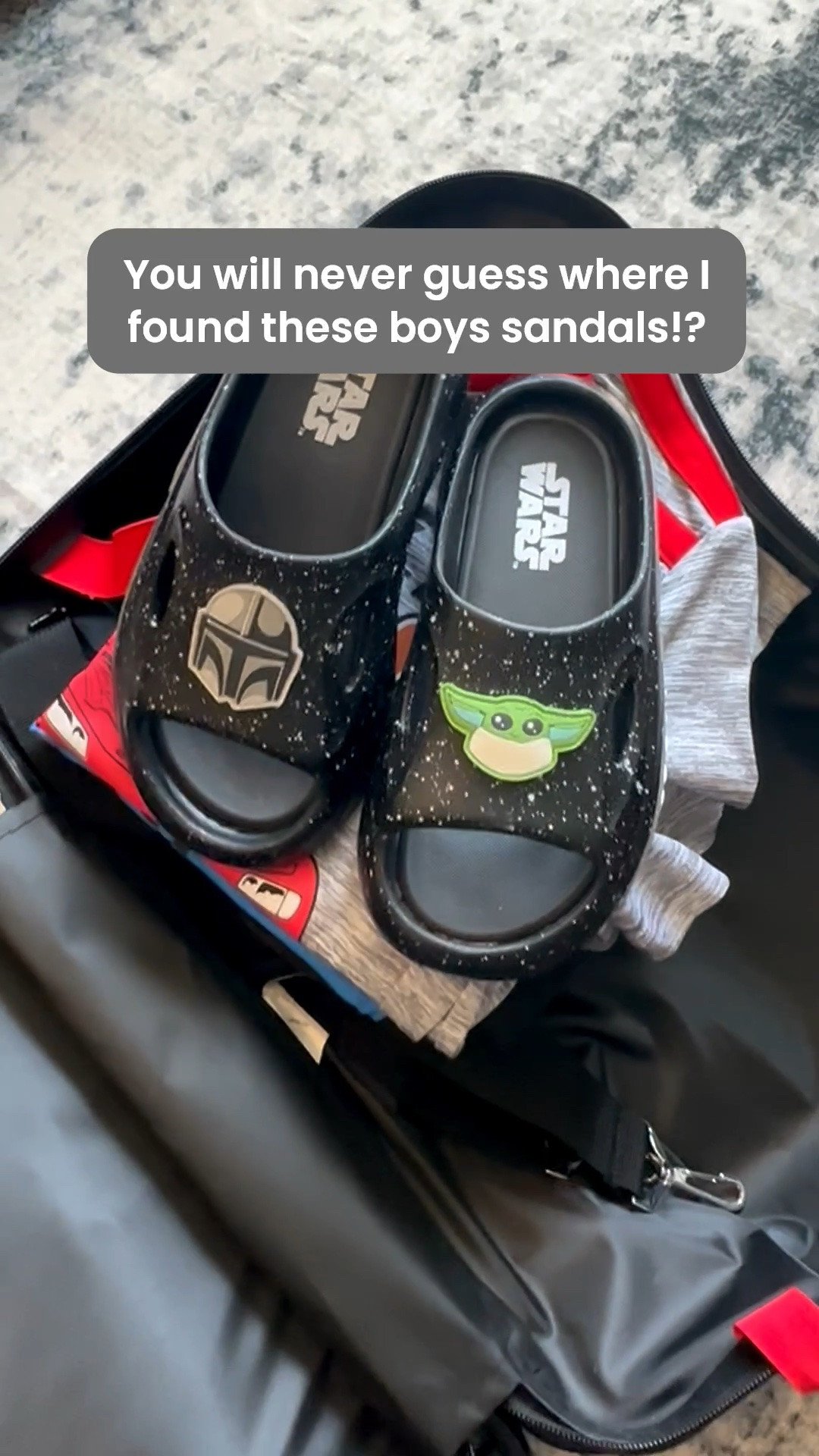 These Star Wars sandals are so cool!!!😎 My son loves them and is so excited to wear them when we go to Disney (at the pool, obviously, not the parks lol).

They will sell out of sizes quickly so make sure you grab a pair and order them online asap! I haven’t seen these in the stores near me.

#LTKKids #LTKTravel #LTKSwim