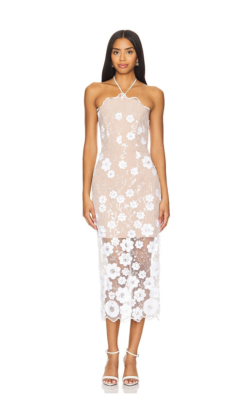 ELLIATT Elodie Midi Dress in Ivory. - size XL | Revolve Clothing (Global)