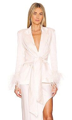 Bubish Ella Blazer in Off White from Revolve.com | Revolve Clothing (Global)