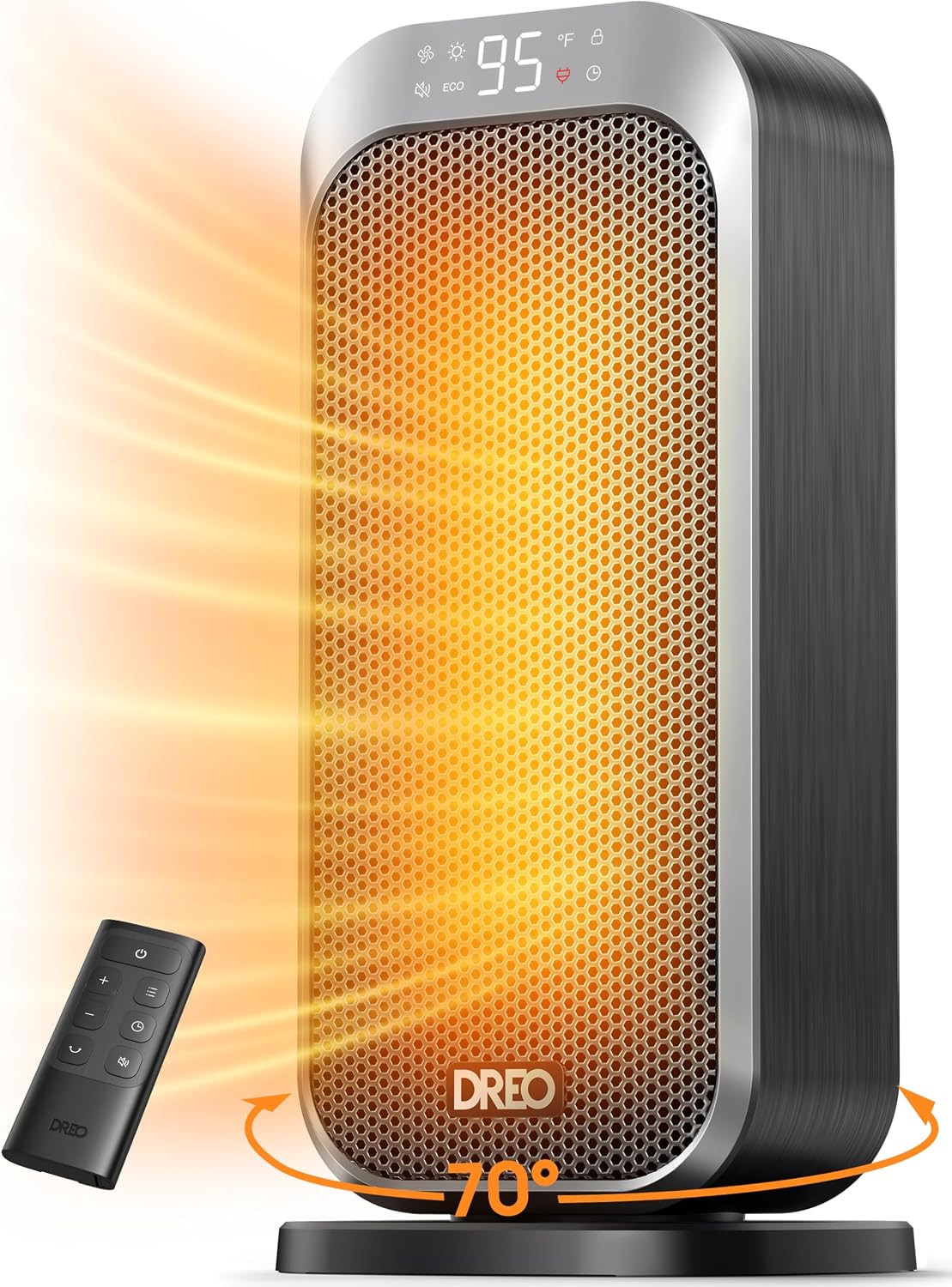 DREO Quiet Space Heater, 1500W Portable Heaters for Indoor Use with Remote | Amazon (US)