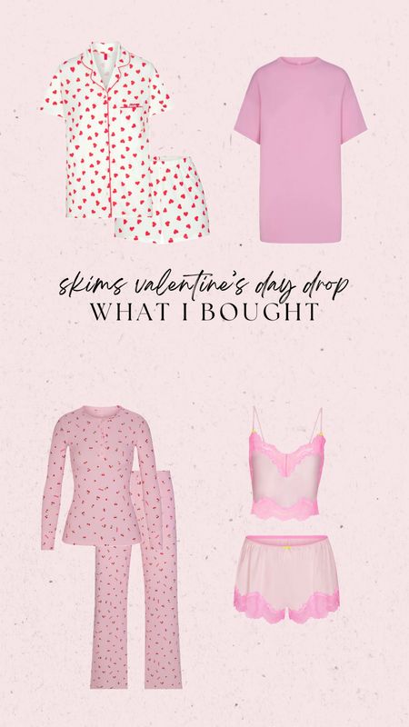 Skims always has the cutest Valentine’s Day drops! I snagged these today! Linking my favs but browse the entire Valentine’s Day section bc it’s all so cute! 

I wear a 2X in most items (I like my pjs big! But if you prefer a more true to size fit then go with your normal size! 

#LTKmidsize #LTKfindsunder100 #LTKplussize
