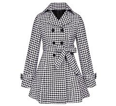 Zeagoo Women's Fashion Faux Fur Lapel Double-Breasted Thick Wool Trench Coat Winter Warm Jacket S... | Amazon (US)
